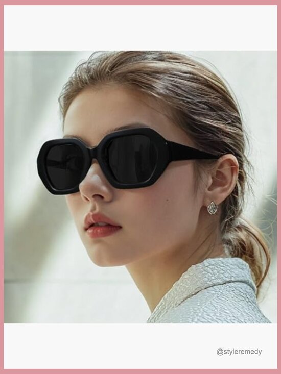 Polarized Hexagonal Sunglasses UV400 Protection for Women main image 4